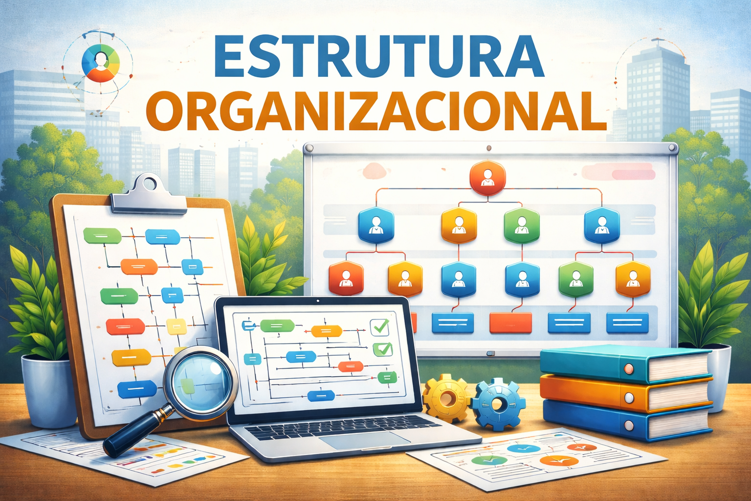 Capa do curso Estrutura Organizacional